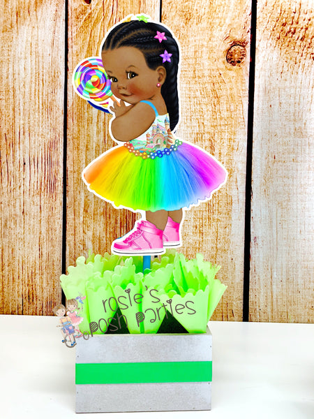 African American Lollipop Theme | Lollipop Candy Land Birthday Party Centerpiece Decoration | Lollipop Theme | Candyland Theme INDIVIDUAL
