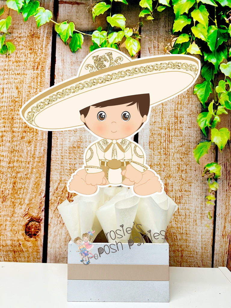 Charro Baptism Charro Birthday Theme Charro Mariachi Theme Bautizo Centerpiece Charro Decoration Charro Bautizo Party INDIVIDUAL