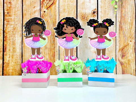 Afro Candyland Theme | African Princess Centerpiece | Candyland  Birthday Centerpiece | African candyland Theme | Neon Candyland INDIVIDUAL