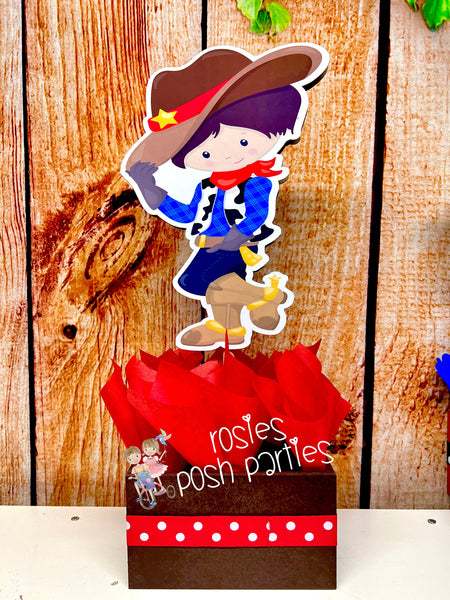 Wild West Cowboy Theme | Cowboy Birthday Centerpiece | Western Decoration | Western Cowboy Birthday | Wild West Theme Decoration INDIVIDUAL