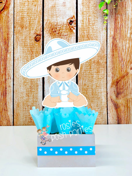 Charro Baby Baptism | Charro Birthday Theme | Charro Mariachi Theme Centerpiece | Charro Decoration | Charro Bautizo Baptism INDIVIDUAL