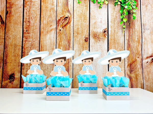 Charro Baby Baptism | Charro Birthday Theme | Charro Mariachi Theme Centerpiece | Charro Decoration | Charro Bautizo Baptism INDIVIDUAL