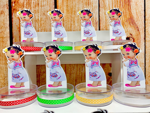 Mexican Fiesta Theme | Mexican Doll | Fiesta Mexicana Party | Mexican Tradition | Mexican Maria | Fiesta Mexicana Candy Favor SET OF 12