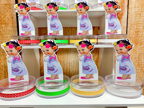 Mexican Fiesta Theme | Mexican Doll | Fiesta Mexicana Party | Mexican Tradition | Mexican Maria | Fiesta Mexicana Candy Favor SET OF 12