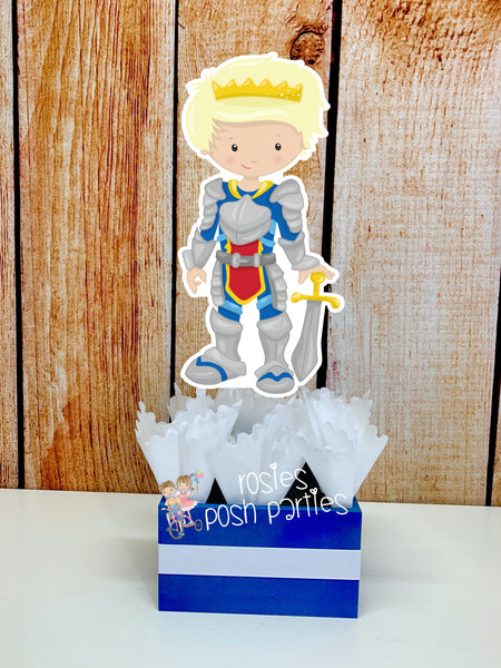 Knight Birthday Theme | Knight Theme | Birthday Centerpiece | Princess and Knight Dragon Birthday Decoration | Once Upon a Time | SET OF 6