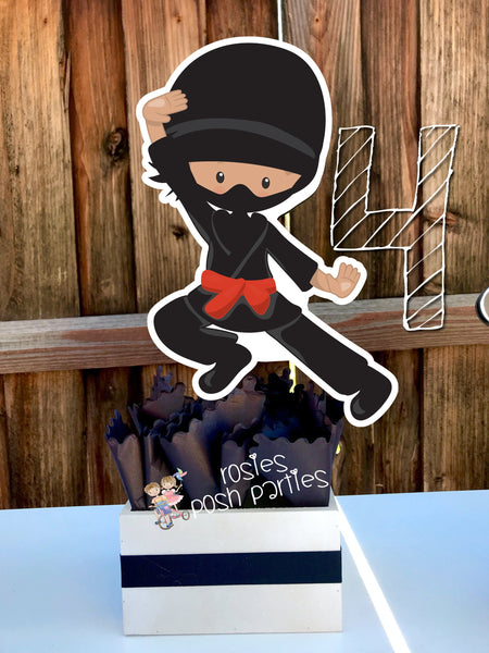 Ninja Birthday Ninja Party Ninja Centerpiece Decoration Ninja Birthday Ninja Karate decoration Ninja Favor Karate Boy Karate INDIVIDUAL