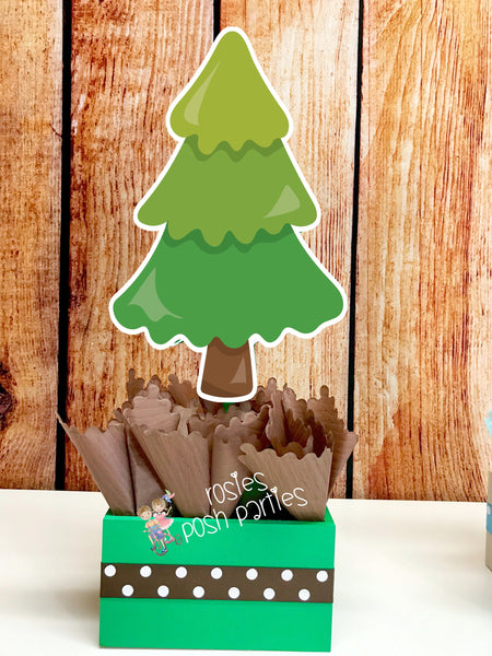 Camping Theme | Camp Birthday Party Centerpieces | Camping Theme Party Decoration | Camping Decoration Party Camp Sleep over SET OF 6