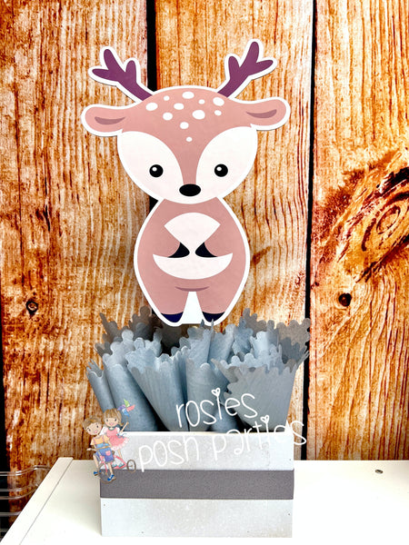 Winter Birthday Theme | Winter Onederland | Winter Birthday Centerpiece | Penguin Reindeer Theme Party | Winter Theme Decoration INDIVIDUAL