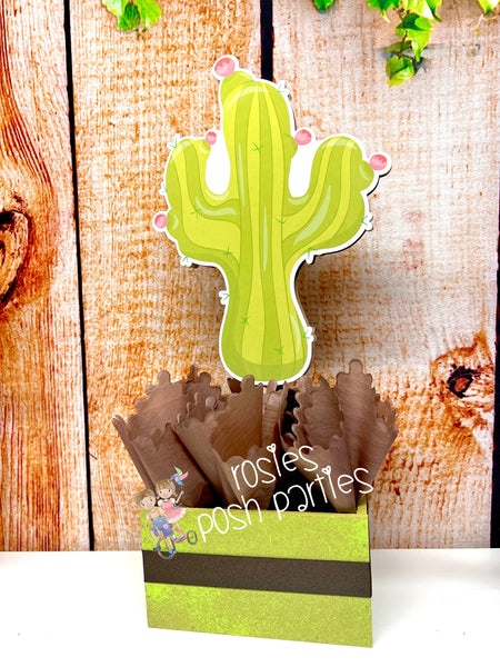 Cowboy Birthday Centerpieces Decoration Party Western Party Cowboy Western Birthday Prop Cowboy Theme Western Party Cowboy party SET OF 4