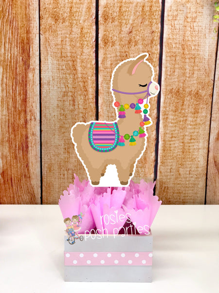 Llama Birthday Theme Centerpiece Decoration | Llama Theme | Llama Centerpiece | Alpaca Theme Baby Shower Party Centerpiece Decor INDIVIDUAL