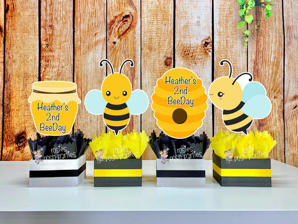 Bumble Bee Theme | Bumble Bee Baby Shower | Bumble Bee Birthday Party | Baby Shower Theme | Bumble Bee Party | Beeday Babee Theme | SET OF 4