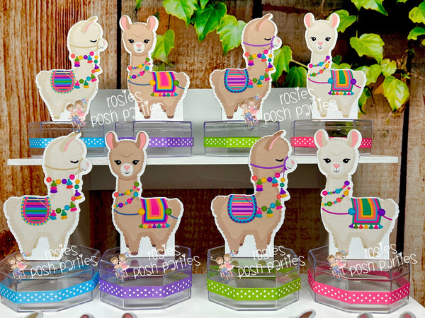 Llama Birthday Theme Candy Jar Favor Decoration | Llama Theme | Llama Party Favor | Alpaca Theme Baby Shower Party Favor Jar Decor SET OF 12