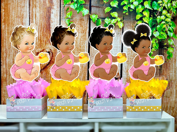 Rubber Duck Baby Shower | Rubber Duck Birthday Theme | Yellow Duck Decoration | Rubber Duck Party Decoration | Rubber Ducky Theme INDIVIDUAL
