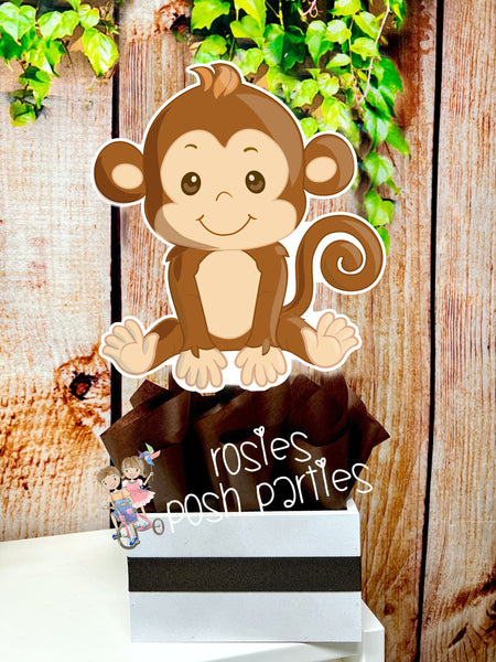 Safari Jungle Theme | Tropical Safari Baby Shower | Safari Baby Shower Centerpiece | Jungle Birthday Theme Decoration | Tropical SET OF 5