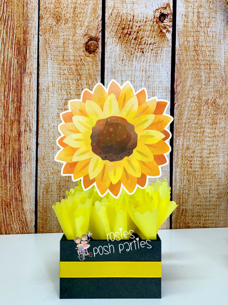 Sunflower Birthday Theme | Sunflower Baby Shower Theme | Sunflower Party Theme | Sunflower Centerpiece | Yellow Sunflower Decor INDIVIDUAL