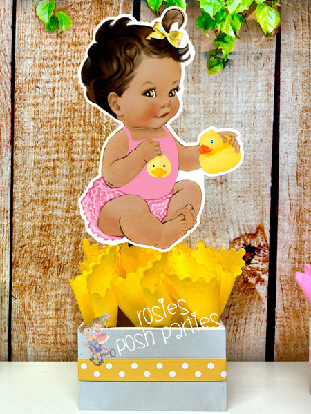 Rubber Duck Baby Shower | Rubber Duck Birthday Theme | Yellow Duck Decoration | Rubber Duck Party Decoration | Rubber Ducky Theme INDIVIDUAL