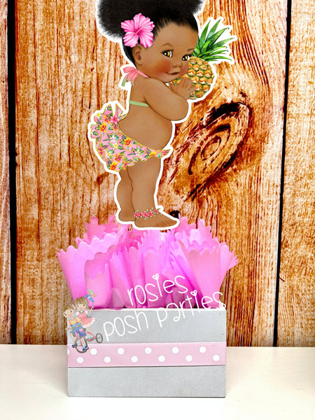 Luau Theme Centerpiece Decoration | Island Girl Party | Hawaiian Theme Centerpiece | Tropical Party Decoration | Luau Centerpiece INDIVIDUAL