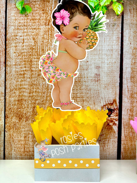Luau Theme Centerpiece Decoration | Island Girl Party | Hawaiian Theme Centerpiece | Tropical Party Decoration | Luau Centerpiece INDIVIDUAL
