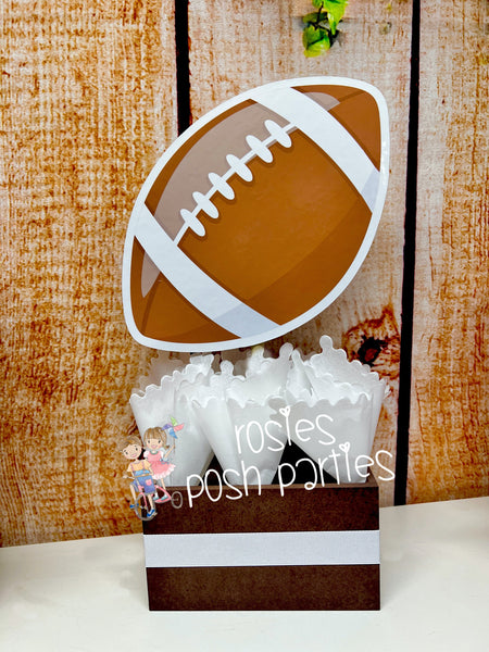 Sports Theme Centerpiece Sports Party Sports Birthday Soccer Football Baseball Basketball decoration for Birthday or themed event SET OF 4