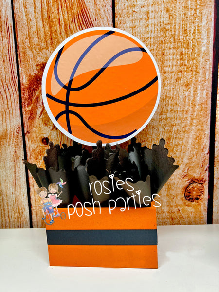 Sports Theme Centerpiece Sports Party Sports Birthday Soccer Football Baseball Basketball decoration for Birthday or themed event SET OF 4