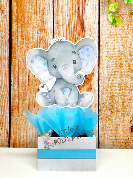 Elephant Baby Shower Theme | Elephant Birthday | Gender Reveal Elephant Theme Centerpiece Decoration | Pink Elephant Baby Shower Centerpiece
