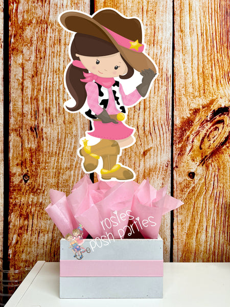 Cowgirl Theme | Cowgirl Birthday Party | Western Theme | Pink Western Cowgirl | Cowgirl Baby Shower | Western Centerpiece | INDIVIDUAL