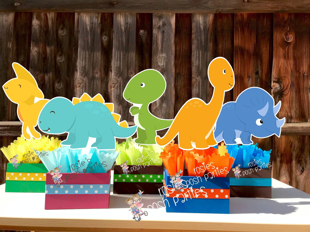 Dinosaur Birthday Theme | Dinosaur Centerpiece | Dinosaur Baby Shower | Its a Boy | Dinosaur Party Decoration | Dinosaur Theme SET OF 5