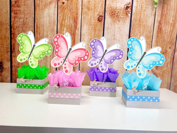 Butterfly Baby Shower | Butterfly Theme Party | Butterfly Centerpiece | Spring Theme Baby Shower | Spring Tea Party | Birthday  INDIVIDUAL